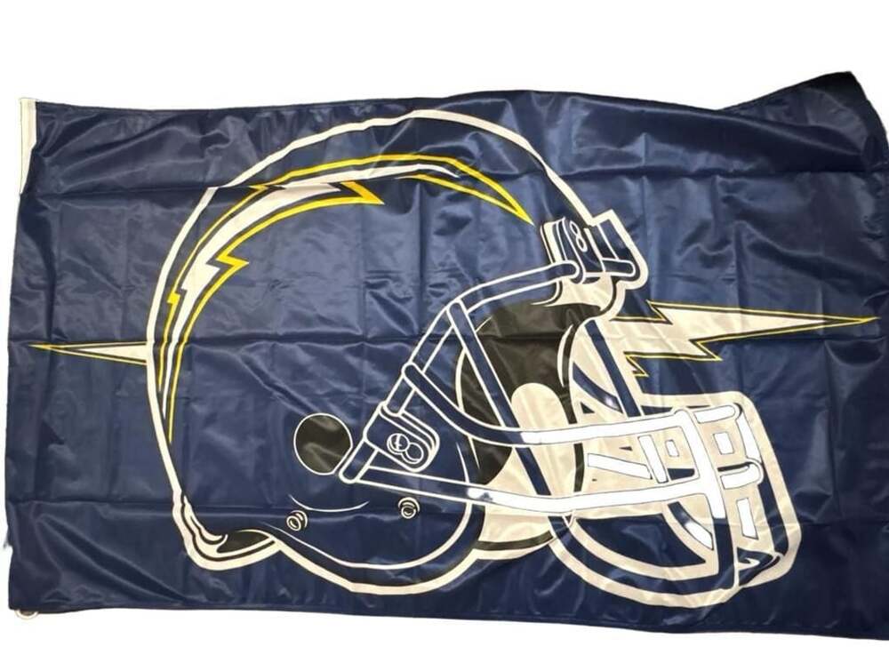 Wincraft Sports San Diego Chargers NFL Helmet Logo Banner Flag